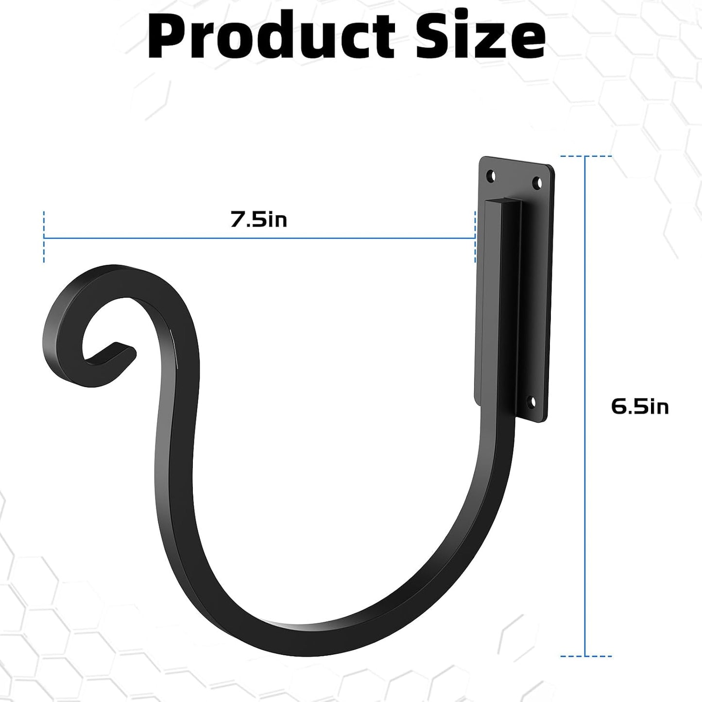 Garden Hose Holder Wall Mount,Heavy-Duty Wall Mount Water Hose Holder for Outside Water Hose Storage,Hose Reel Hooks for Garden(1 Pack)