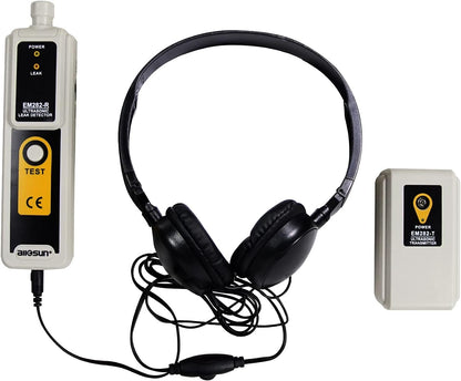 allsun Ultrasonic Leak Detector Kit, 40kHz HVAC & Automotive Leak Tester | Find air and vacuum leaks faster with 40kHz ultrasonic detection for HVAC, automotive and sealed system testing
