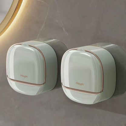 Soap Holder Dish Shower, Bar Soap Holder with Drainage, Self Draining Soap Holder, Wall Mounted Soap Box Tray Container for Bathroom, Bathtub Kitchen Sink (1PC White)