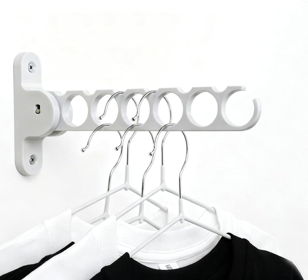 NewTalent Wall Mount Hanger Holder Closet Organizer, hanger holder for laundry room
