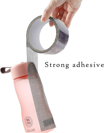 Windows Screen Repair kit Tapes, Black 2 inches X 80 inches Patches Tool, Adhesive Waterproof Fiberglass Mesh Patch Covering Fix Wire mesh Door Tears Holes