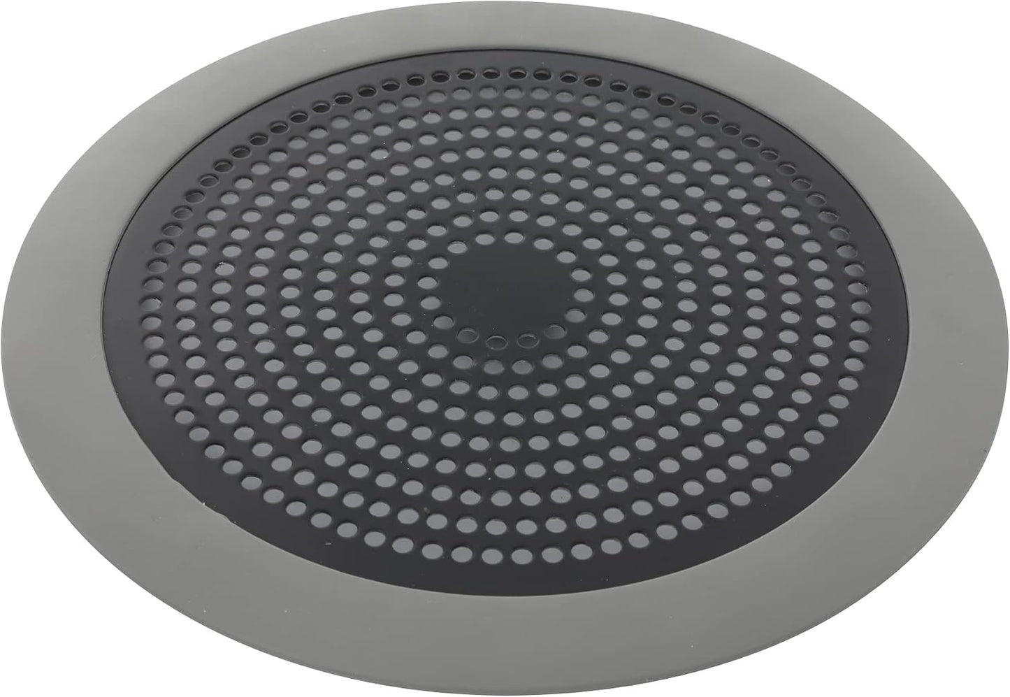 Danco Snap-in Shower Drain Cover with in-Drain Hair Catcher, 4-1/4" Round, White Strainer, (10533)