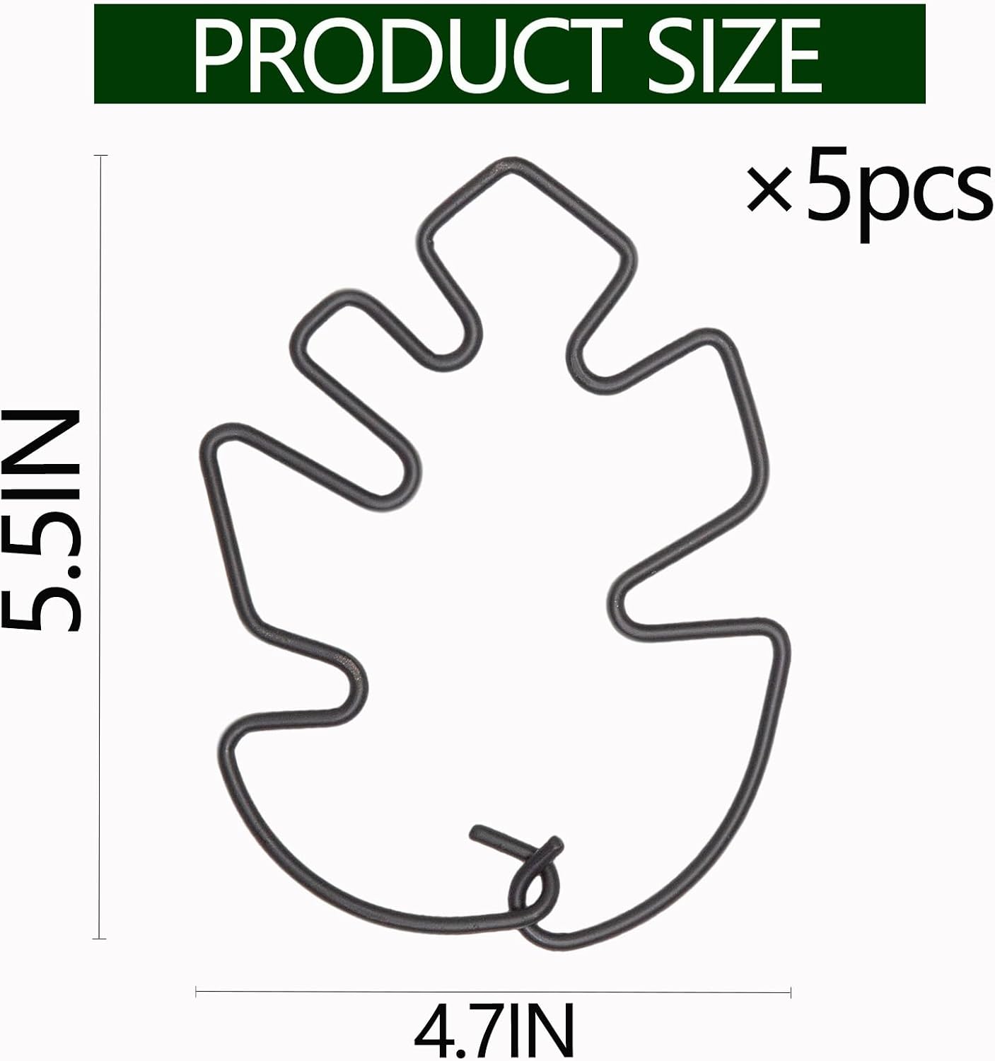 Yohsnor Monstera Plant Stem Support System - 5 Piece Set (5.5x4.7in) | Durable Plant Support Stakes for Climbing Plants & Fishbone Cactus | Ideal Leaf Stabilizer for Indoor Plants & Monstera Care