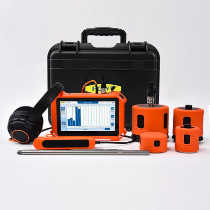 Underground Water Leak Detectors for Home PQ125A Wall Pipe Water Leakage Detection with Touchscreen Earphone and Carrying Case Multi Sensor Acoustic Pipeline Sound Intensifier
