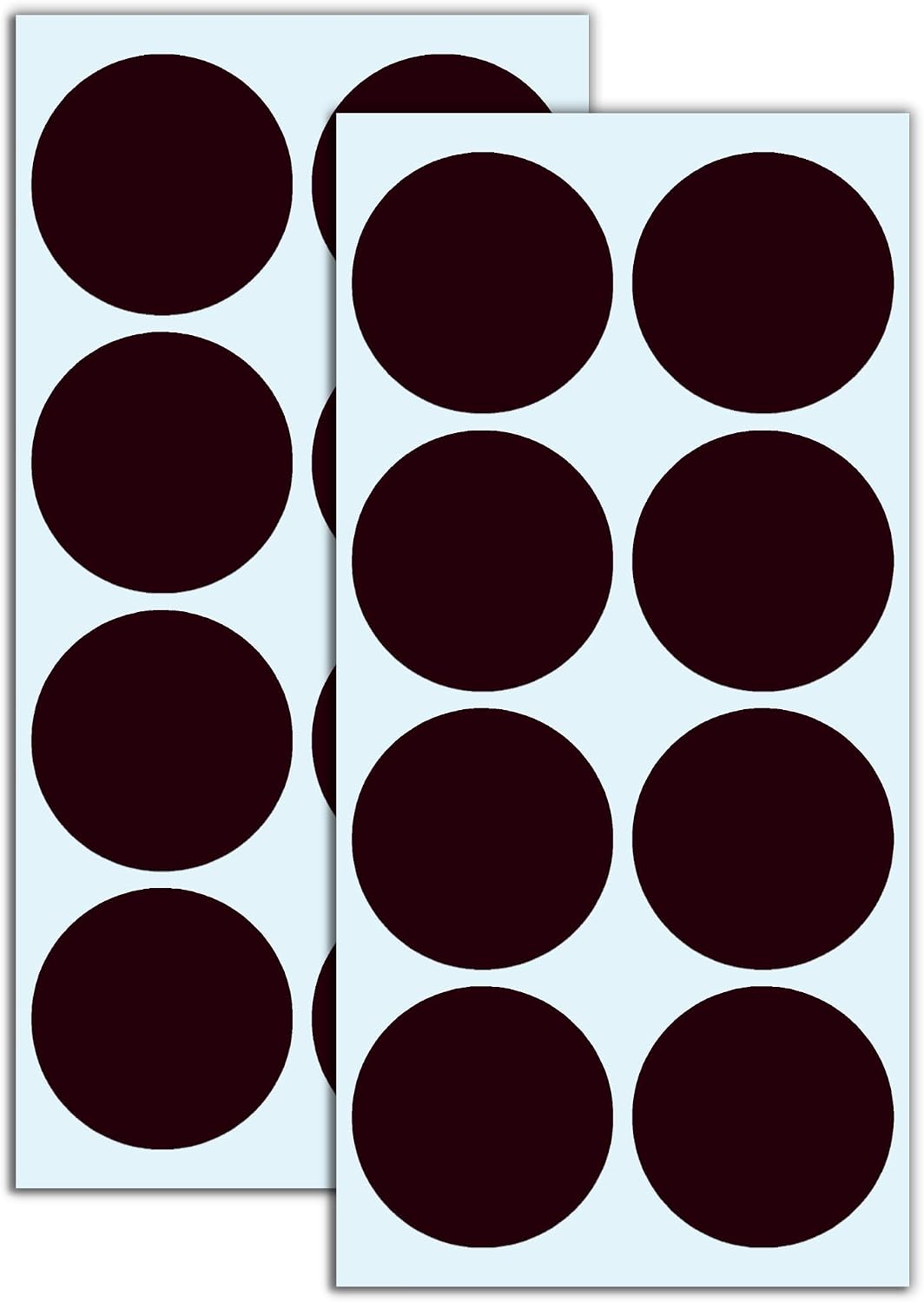 2" Round Large Colored Moving Stickers Labels - 10 Colors, Pack of 240