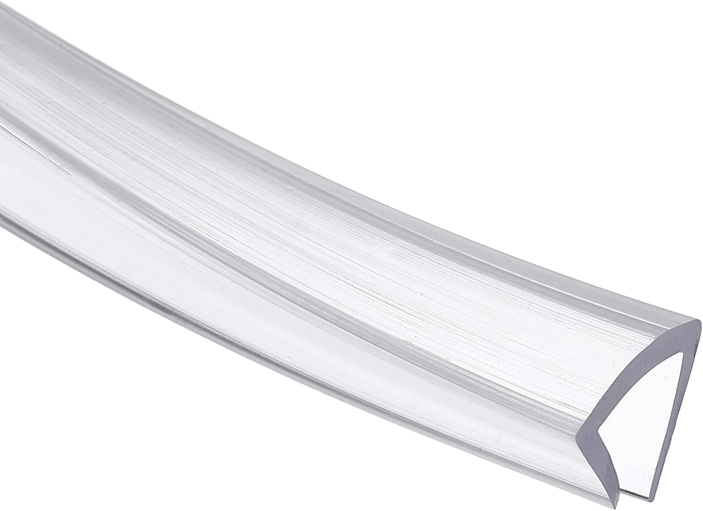 uxcell Clear Edge Trim, 13.1Ft Silicone U Channel Edge Protector, Edges Guards Fits 1/32"-3/32" for Car Doors Sheet Metal Parts (3/16" W x 3/8" H)