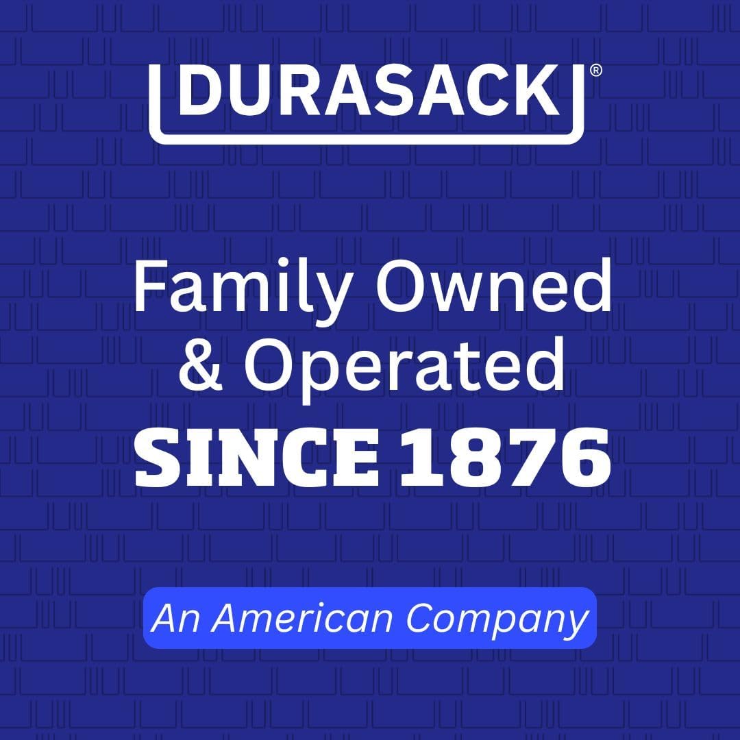 DURASACK XL 48-Gallon Zipper Top Heavy Duty Storage Tote Bags, Black | Rugged Woven Polypropylene Moving Bag, Reusable Self-Standing Design, Holds up to 500 Pounds