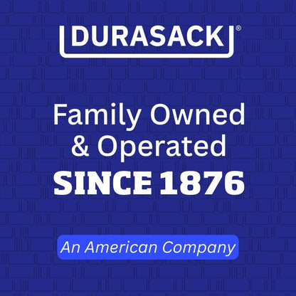 DURASACK XL 48-Gallon Zipper Top Heavy Duty Storage Tote Bags, Black | Rugged Woven Polypropylene Moving Bag, Reusable Self-Standing Design, Holds up to 500 Pounds