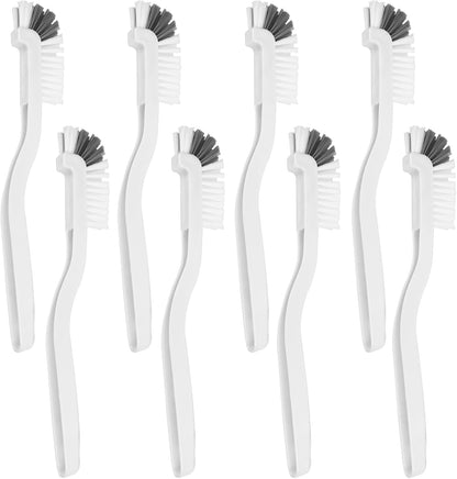 8 Pcs Dish Brush Bottle Bathroom Scrub Brushes Kitchen Cleaning Brush Right Angle Kitchen Brush Sink Household Pot Pan Edge Corners Tile Lines Brush with Stiff Bristles