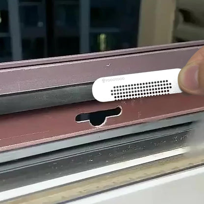 25PCS 304 Stainless Steel More Durable Window Weep Hole Screen Patch Drain Quickly PET Self Adhesive More Sticky & Waterproof (2.36in*0.59in(6cm*1.5cm))