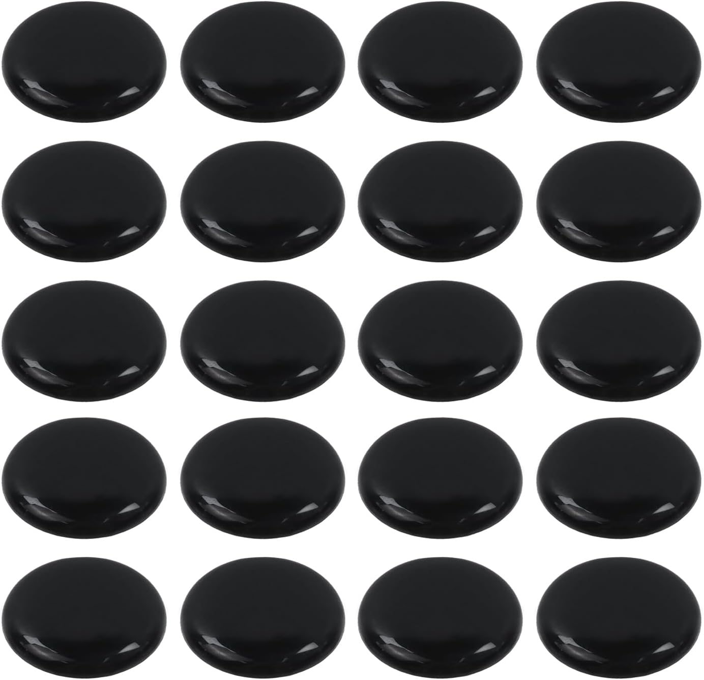 Antrader 1.5 Inch Self-Stick Furniture Round Felt Pads Wood Floor Protectors – Protect Your Hard Floors from Furniture Scratches, Pack of 48, Black
