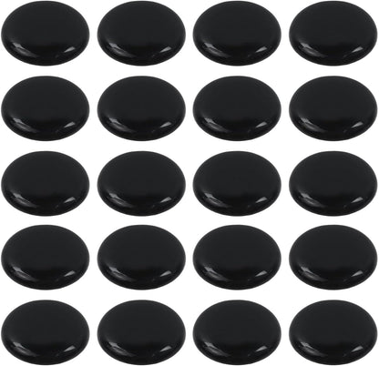 Antrader 1.5 Inch Self-Stick Furniture Round Felt Pads Wood Floor Protectors – Protect Your Hard Floors from Furniture Scratches, Pack of 48, Black
