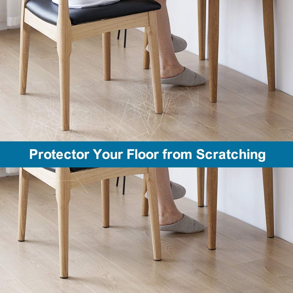 Felt Pads,50 Pieces Furniture Pads Self Adhesive Round Furniture Feet Protectors for Hardwood & Laminate Flooring(Black)