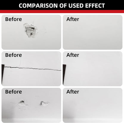 Drywall Repair Kit, Drywall Hole Patch Repair Kit Spackle Wall Repair Kit Drywall Putty for Filling Holes and Creak Damage Drywall Patch Nail Hole Filler for Walls Quick and Easy Solution