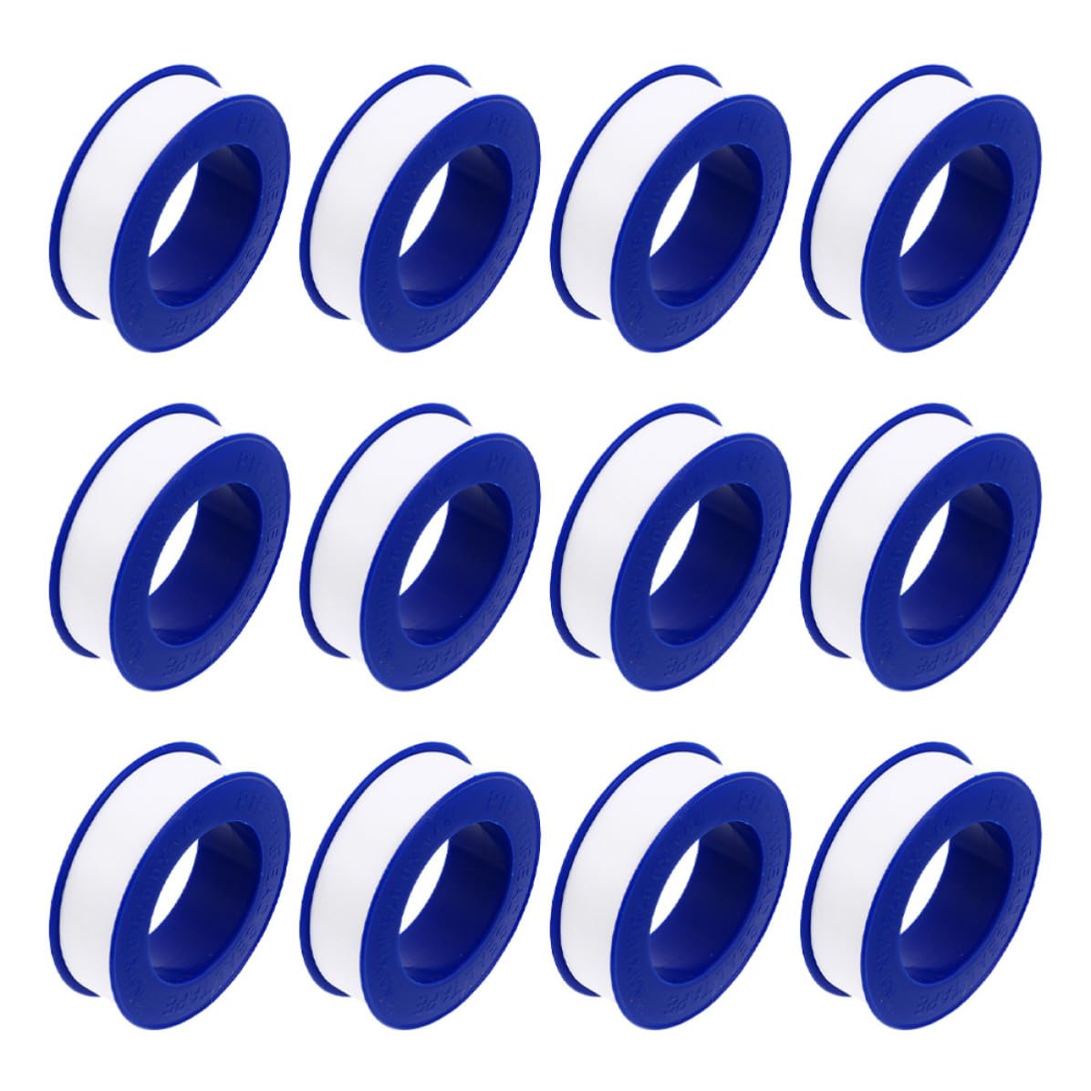 PTFE Plumbing Tape that Prevents for Pipe Joints and Pipes 12 Rolls Easy to Use Thread Seal Tape for Home and Shower Head Sealing