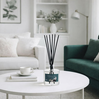 Reed Diffuser Set, Lavender & Rose 3.52 oz (100ml) Scented Diffuser with Sticks Home Fragrance Reed Diffuser for Bathroom Shelf Decor, Ideal Gift for Woman