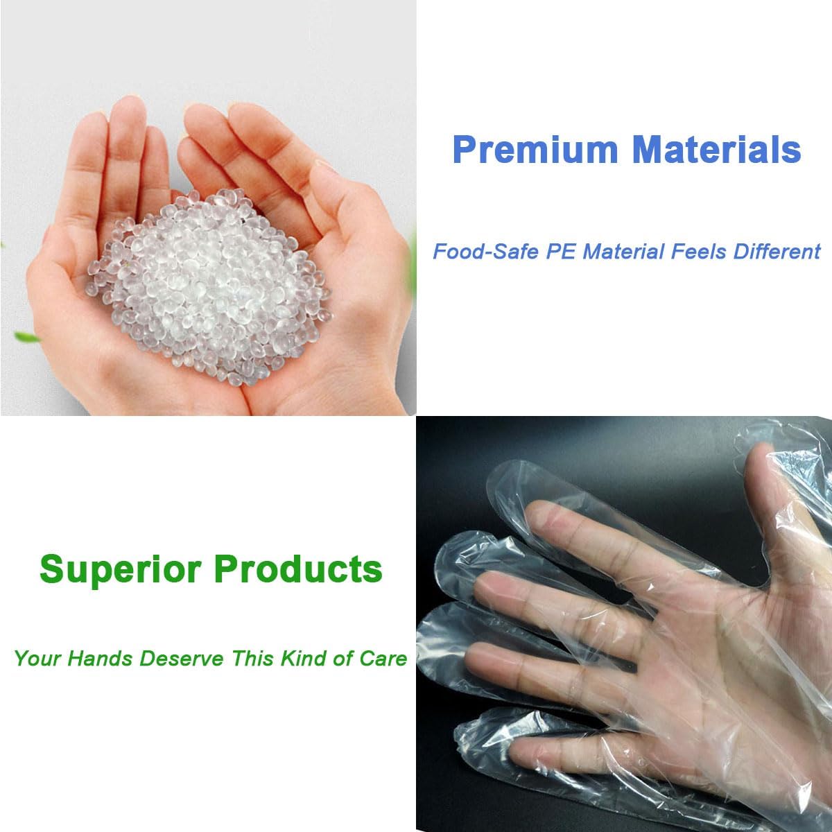 50 Pcs Disposable Long Gloves Full Arm Shoulder Length 35.5 Inch Plastic Dressing Gutting Gloves for Field Dressing House Cleaning Gardening (Come with 20 Free Rubber Bands)