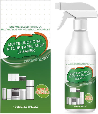 Zanvori Kitchen Cleaner, Multi-Purpose Enzyme Foam Cleaner, Powerful Multipurpose Kitchen Appliance Cleaner Spray, Heavy Duty Degreaser Stain Remove, for Household, Oven, Stove, Range Hood (1pc)