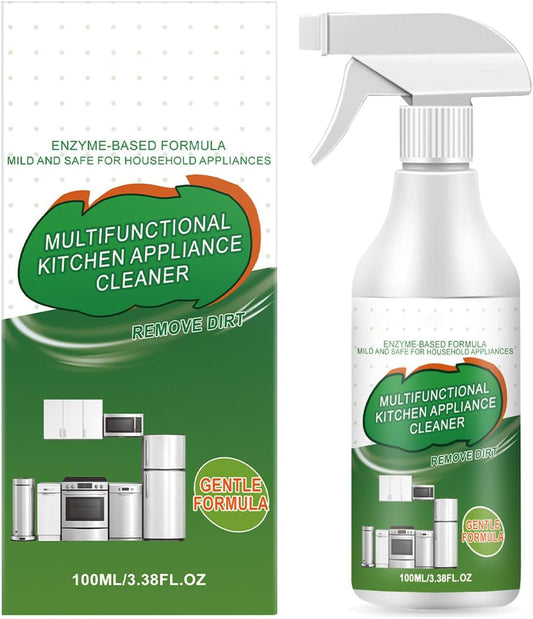 Zanvori Kitchen Cleaner, Multi-Purpose Enzyme Foam Cleaner, Powerful Multipurpose Kitchen Appliance Cleaner Spray, Heavy Duty Degreaser Stain Remove, for Household, Oven, Stove, Range Hood (1pc)