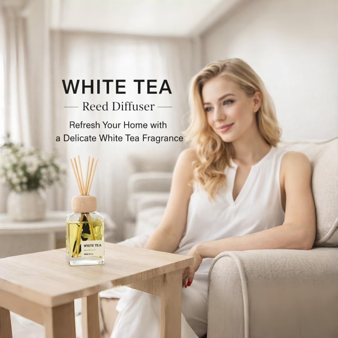 Luxury Hotel Scent Reed Diffuser 100ml (3.38oz) | No.1898 Hotel Collection Diffuser Oil Inspired by Ritz Carlton | Home, Bathroom & Office Decor | Long-Lasting Room Freshener Gift Set