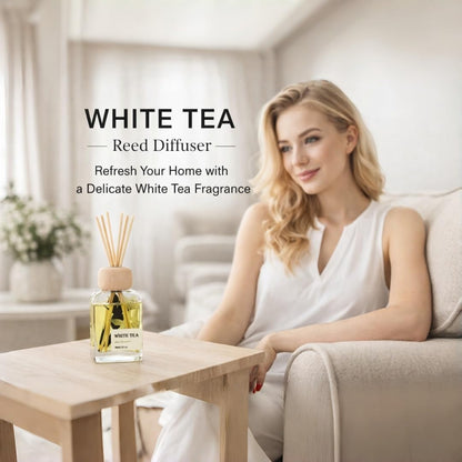 Luxury Hotel Scent Reed Diffuser 100ml (3.38oz) | No.1898 Hotel Collection Diffuser Oil Inspired by Ritz Carlton | Home, Bathroom & Office Decor | Long-Lasting Room Freshener Gift Set