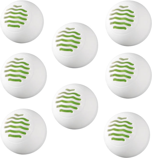 Deodorizer Balls, 8Pcs Shoe Deodorant Balls, Shoe Deodorizer, Shoes Ball Odor Eliminator, Shoes Odor Refreshing Car Air Freshener Ball for Gym Bags Closet Locker Luggage Cabinet