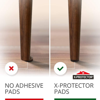 X-PROTECTOR Non Slip Furniture Pads – 12 Premium Furniture Grippers 3"! Best SelfAdhesive Rubber Feet Furniture Feet – Ideal Non Skid Furniture Pad Floor Protectors – Keep Furniture in Place!
