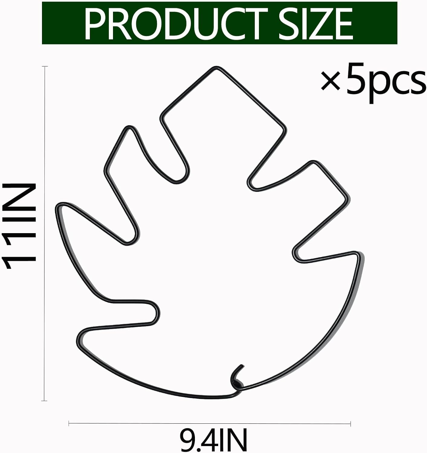 Yohsnor Monstera Plant Stem Support System - 5 Piece Set (5.5x4.7in) | Durable Plant Support Stakes for Climbing Plants & Fishbone Cactus | Ideal Leaf Stabilizer for Indoor Plants & Monstera Care