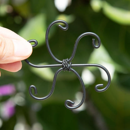 Yohsnor Monstera Plant Stem Support System - 5 Piece Set (5.5x4.7in) | Durable Plant Support Stakes for Climbing Plants & Fishbone Cactus | Ideal Leaf Stabilizer for Indoor Plants & Monstera Care