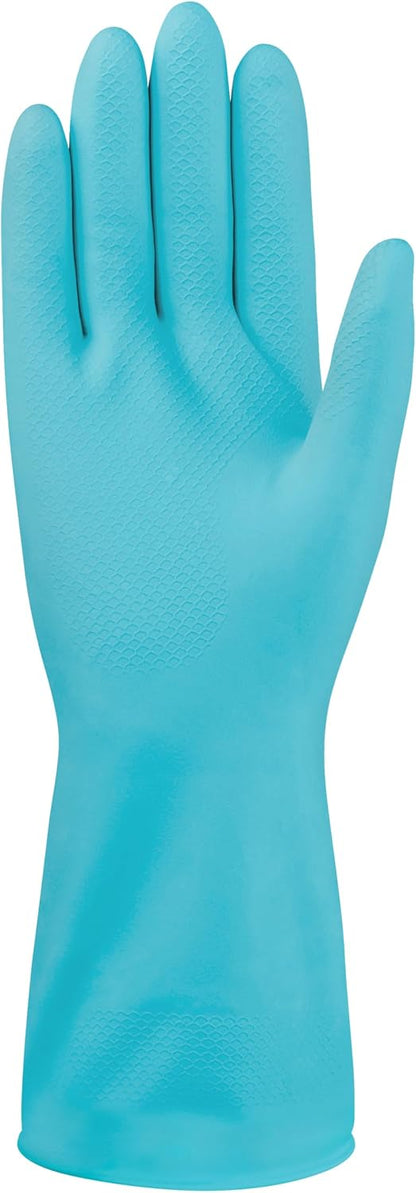 Mr. Clean Bliss Cleaning Gloves Premium Reusable Vinyl Latex-Free Gloves with Non-Slip Grip, Large