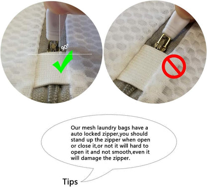 Kimmama Laundry Mesh Wash Bags, Garment Bag for Washing Machine, 2XXL | Honeycomb Laundey Bags for Sheet, Throw Blanket, Curtain, Cushion Cover, Comforter, Tumble Dryer Safe, Extra Large