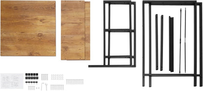 Over Washer and Dryer Shelves, 3 Tiers Heavy Duty Laundry Room Storage Rack for 27" W x 38" H Washer, Freestanding Washing Machine Storage Shelves for Bathroom
