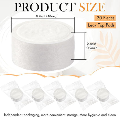 Wonderjune 10 Pcs Replacement Pads for Automatic Leak Detectors in Under Sink Reverse Osmosis Water Filtration Systems 18 mm for Mechanical Leak Detectors