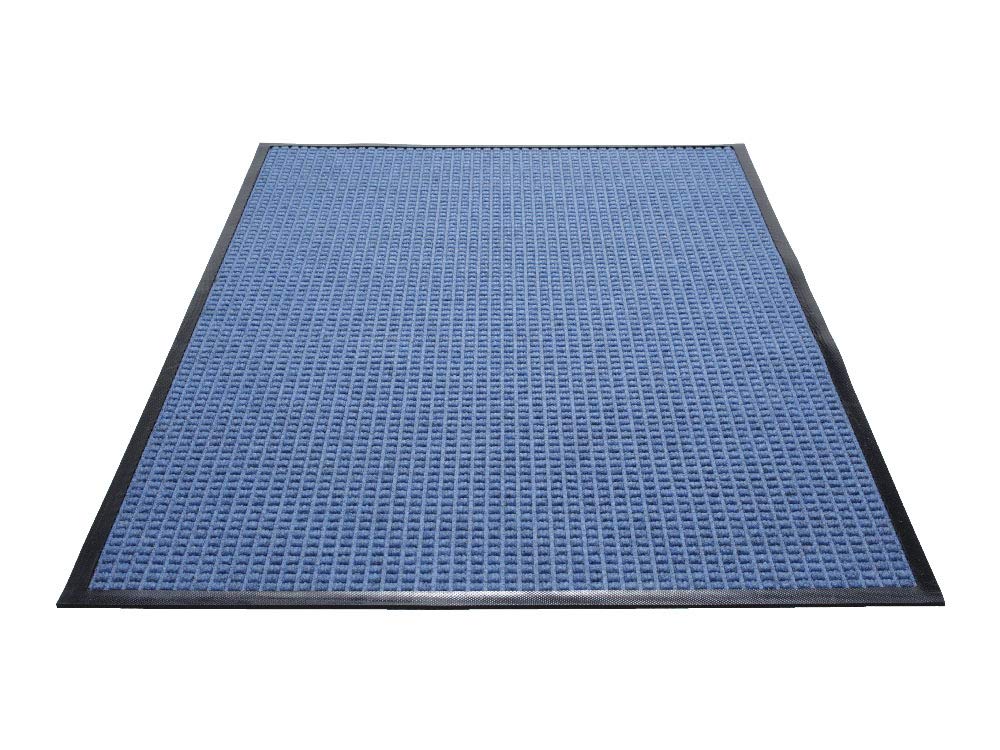 Guardian WaterGuard Indoor/Outdoor Wiper Scraper Floor Mat, Rubber/Nylon, 3'x4', Grey