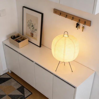 Small Rice Paper Lamp, Japanese Lamp Lantern Table Lamp, Paper Table Lamp, Lantern Lamps for Desk Bedrooms Bedside Night Light (Tower)
