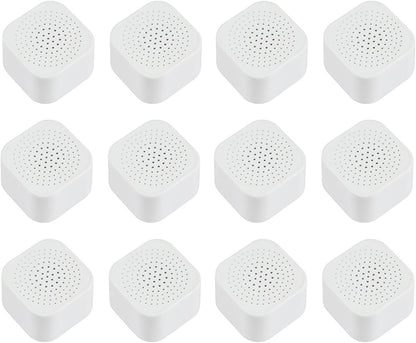 Activated Charcoal Fridge Deodorizer 12pcs Refrigerator Deodorizer Adhesive Activated Carbon Kitchen Cabinet Pantry Fridge Freezer Odor Eliminator Absorber Box 12pcs