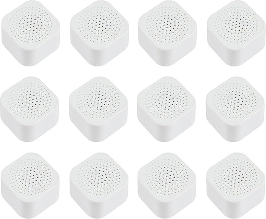 Activated Charcoal Fridge Deodorizer 12pcs Refrigerator Deodorizer Adhesive Activated Carbon Kitchen Cabinet Pantry Fridge Freezer Odor Eliminator Absorber Box 12pcs