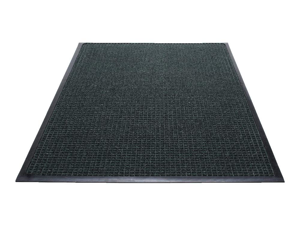 Guardian WaterGuard Indoor/Outdoor Wiper Scraper Floor Mat, Rubber/Nylon, 3'x4', Grey