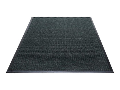 Guardian WaterGuard Indoor/Outdoor Wiper Scraper Floor Mat, Rubber/Nylon, 3'x4', Grey