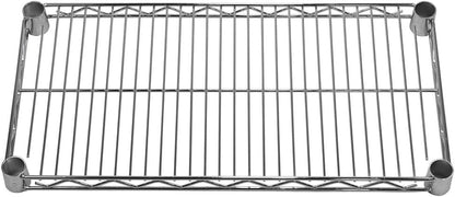Shelving Inc. 12" d x 30" w Chrome Wire Shelving with 2 Tier Shelves, Weight Capacity 800lbs Per Shelf