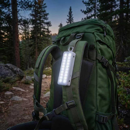 LED Emergency Light, Rechargeable Portable Indoor wall-Mounted Household Light, 30/60LED exit Light, 3 Lighting Modes, Magnetic Attachment, Camping Light (30LED USB Type-C)