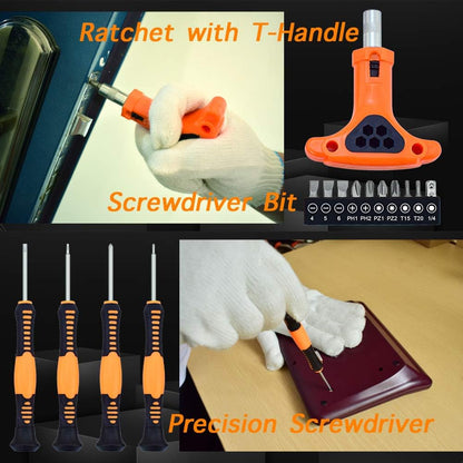 Tool Set, Home Repair Tool Kit for Men Women College Students,Household Basic Hand Tool Sets with Case for Home Maintenance,Dorm Essentials and DIY Projects