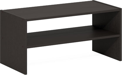Furinno FANO Shoe Rack, 24-Inch Width 2-Tier Shoe Organizer, Stackable Shoes Storage, 11.7 x 24.2 x 11.7, for Closet Entryway, Office, Garage, Amber Pine