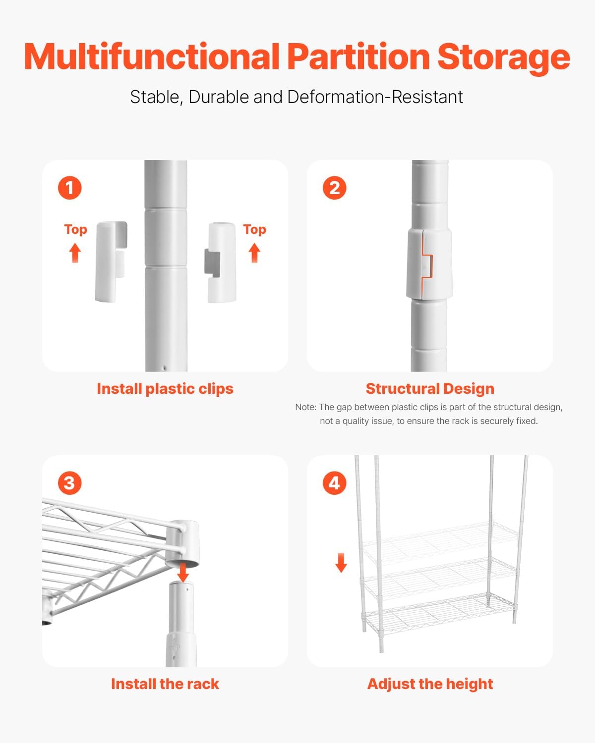 VEVOR Over The Washer and Dryer Storage Shelf, 3 Tier Laundry Room Drying Rack with Hanger Rod and Hooks, Adjustable Over Washer and Dryer Shelves, Laundry Room Shelf Storage Space Saver, Black