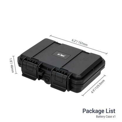 KIWIFOTOS 24xCR2 CR123 + 20x Coin Cell Battery Case Organizer, Holds CR2/CR123/CR123A/CR2032/CR2025/CR2016 Coin Cell Batteries, Battery Not Included