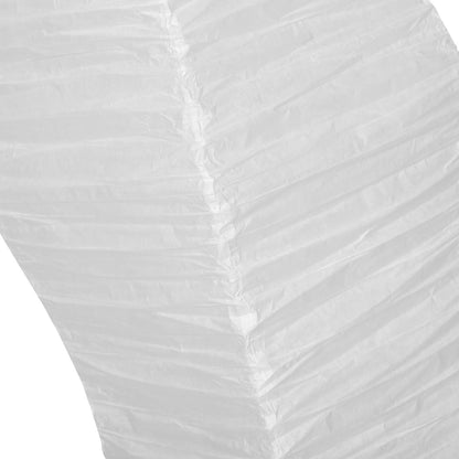 IMIKEYA Japanese Paper Floor Lamp Shade, Foldable Rice Paper Lampshade Cover Replacement, Soft Light Standing Lamp Shade for Modern Minimalist Living Room, Bedroom, Office Decor