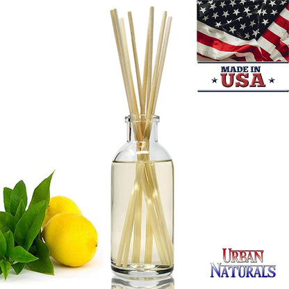 Urban Naturals Smoked Vanilla Reed Diffuser Set with Vanilla Bean, Sandalwood & Leather | Made in the USA - Colors A