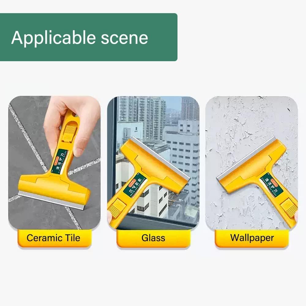 2PACK Razor Blade Scraper Tool with 30Pcs Stainless Steel Blades for Glass Stovetops Cooktop Ceramic Metal Tape Paint Glue Stickers Removal Tool