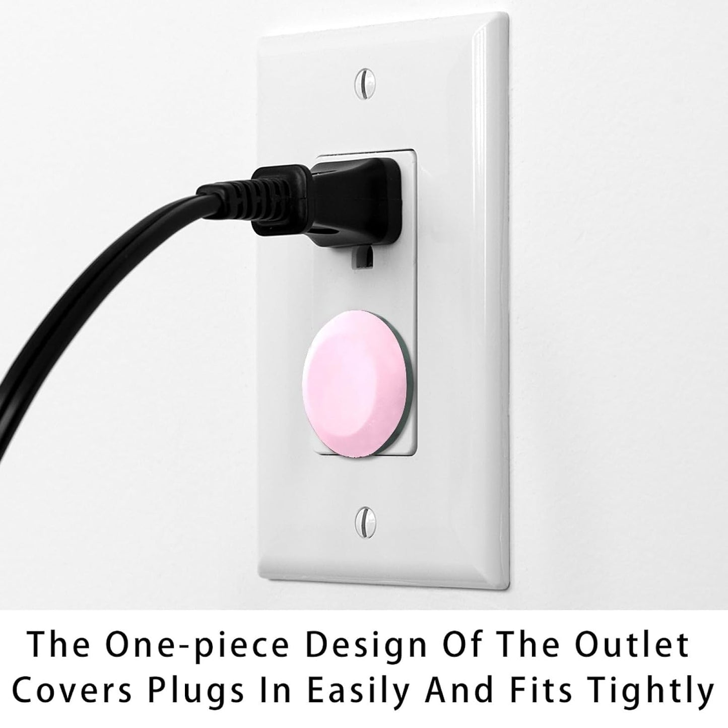 Pure Blue Color Outlet Covers Baby Proofing - Plug Covers for Electrical Outlets, Child Proof Socket Covers, Baby Safety Products for Home, Office