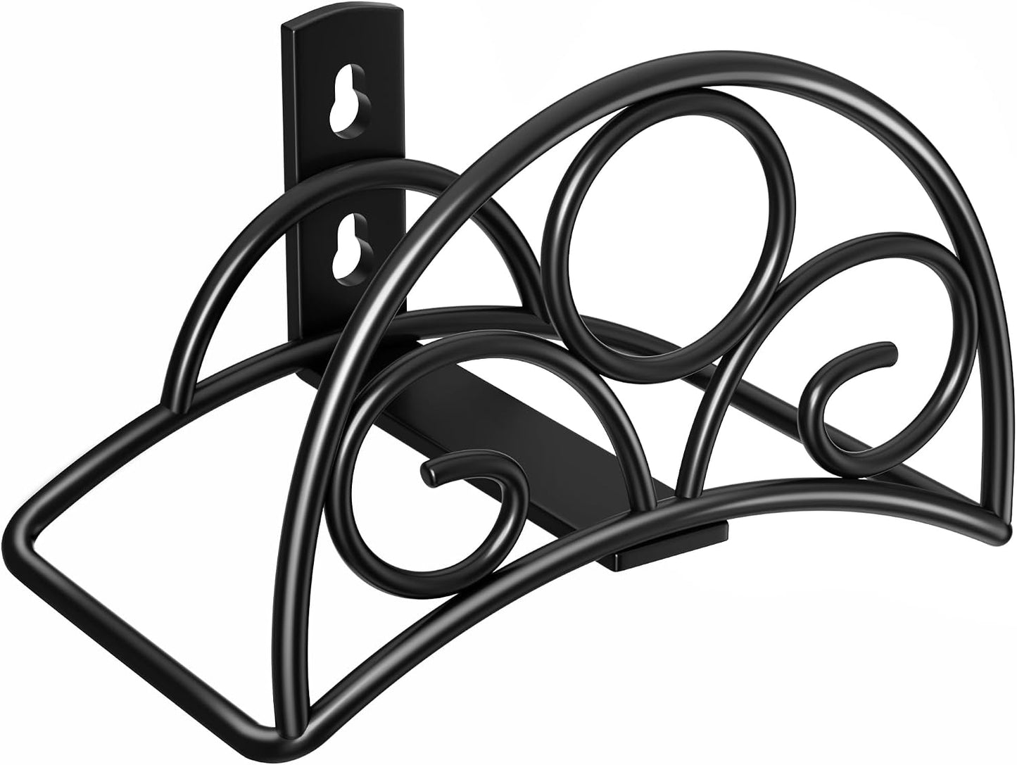 Metal Garden Hose Holder - Wall Mounted Water Hose Holder - Hose Hanger Heavy Duty for Water Hose Extension Cords Vacuum Hose bronze